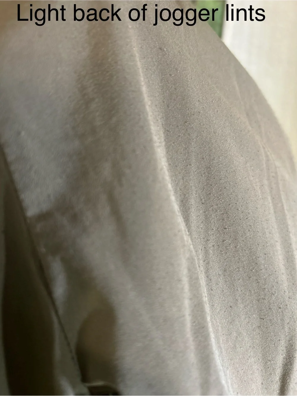 Nike Olive-Taupe Dri-FIT Lightweight Nylon Pants w Side Zipped Pocket | Size L